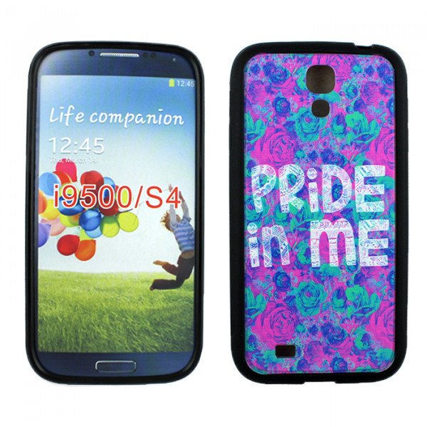 Wholesale Samsung Galaxy S4 Pride In Me Design Gummy Case